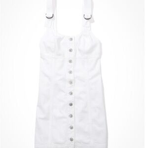 White Button-Down Dress